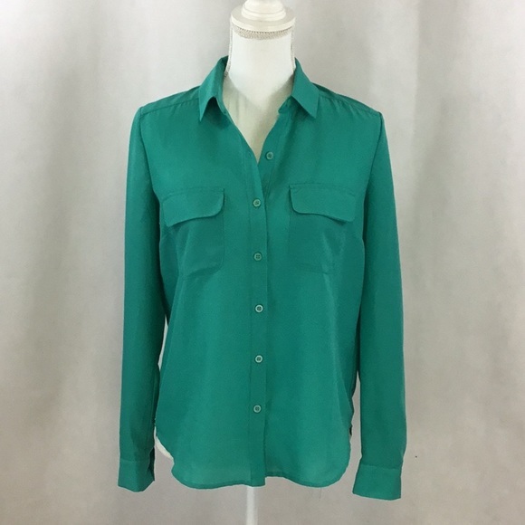 Coincidence & Chance Green Blouse